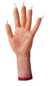 Image of Severed Hand Candle