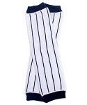 Image of Baseball Pinstriped Baby Legwarmers