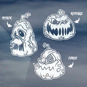 Image of Pumpkin Mascot Vinyl Decal