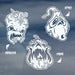Image of Pumpkin Mascot Vinyl Decal