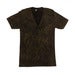 Image of Acid Wash Deer Deep V-Neck