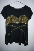 Image of sass&bide embellished sequin bustier tee