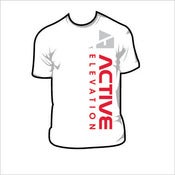 Image of Logo Tee - Sideways - Red & Gray