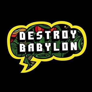 Image of Destroy Babylon - Cloud Sticker