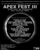 Image of APEX FEST III. POSTER