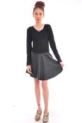 Image of BLACK SKATER DRESS 