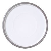 Image of Large Plate pearl grey