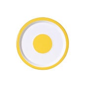 Image of Small Plate lemon yellow