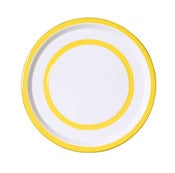 Image of Medium Plate lemon yellow