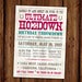 Image of Hoedown Party Invitation