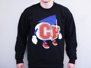 Image of CF Mascot Crewneck Blk (Unisex)