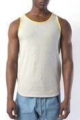 Image of Embroidered Ringer Tank Top