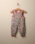 Image of c. 1980s animal print cotton romper