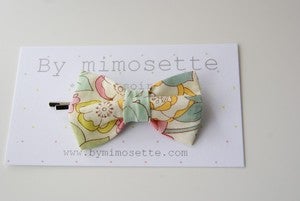 Image of Barrette Noeud Liberty of London DISPO EN CLIP 