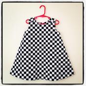Image of Checkerboard toddler dress - size 3