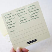 Image of All occasion card - Yellow Tick Box Card