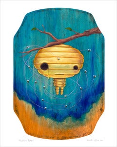 Image of "Beehive Boy" giclee print