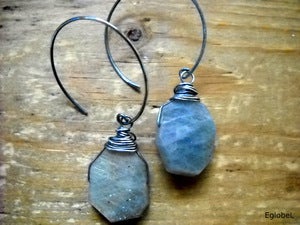 Image of Labradorite Globe Earring