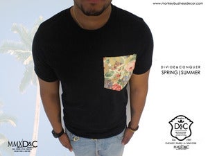 Image of D&C Divide & Conquer Soft Floral Pockets Tee