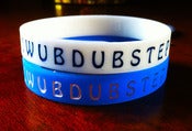 Image of I WUB DUBSTEP GLOW BANDS (BLUE)