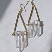 Image of Quartz Point Earrings