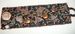Image of Bracelet, matte black, brown, matte gold, lentil pearls, and copper detail