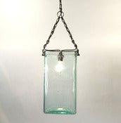 Image of Upcycled Vintage Battery Jar Pendant
