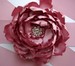 Image of Flower Sash Belt - Dusty Pink and Crystals