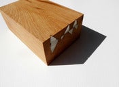 Image of 'None-Alike' Large Oak & Pewter Box by Michael Carroll