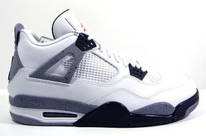 Image of Nike Air Jordan IV(4) 2012 Retro "White-Cement" Edition