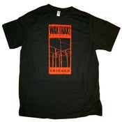 Image of WAX TRAX! T-SHIRT/Original Wire Logo