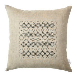 Image of Natural Circles Pillow Cover