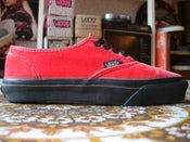 Image of vintage VANS orange velvet style #44 authentic US4.5 MADE IN USA 