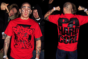 Image of RED PA KEYSTONE GRAFFITI SHIRT