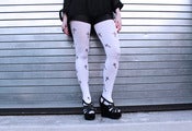 Image of CROSSES Patterned Tights - White
