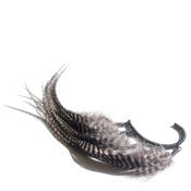 Image of Ear cuff with grizzly rooster saddle