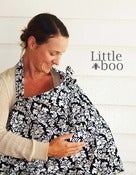 Image of Nursing Cover: Black Damask