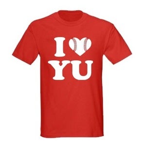 Image of I Love Yu Darvish (Red w/ Baseball Heart)