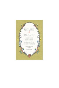 Image of Printable Wedding Invitation-Wreath