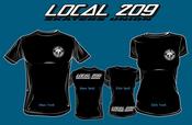 Image of Local 209 Skaters Union - Logo Tee 2012 - Black