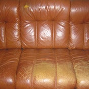 Image of Brown Sofa - Canvas print