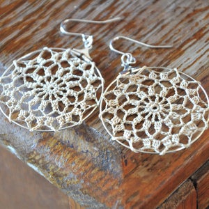 Image of Delicate Lacy Earrings
