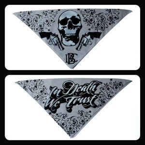 Image of MENS "In Death We Trust" limited edition bandanas