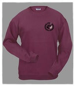 Image of Magenta Embroidered Crew (2 Colors)