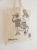 Image of Pop-up People Canvas Tote by CM Carter