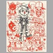 Image of Scared Crow: 8" x 11" OffSet Print, Signed and Numbered by Brooks Golden