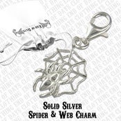 Image of Silver Spider Charm