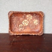 Image of 1940's Carved Tray