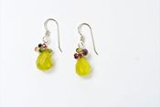 Image of Wrapped Gemstone Earrings
