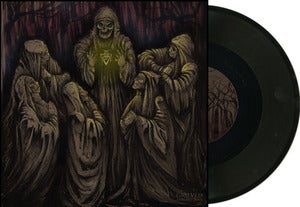 Image of GRIEVED "Samaritans" one sided 12 " black LTD 150 pre order
